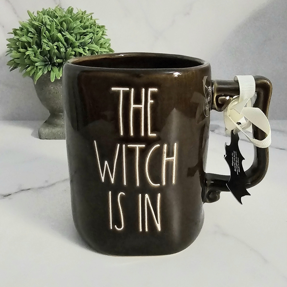 Rae Dunn "The Witch Is In" Halloween Mug